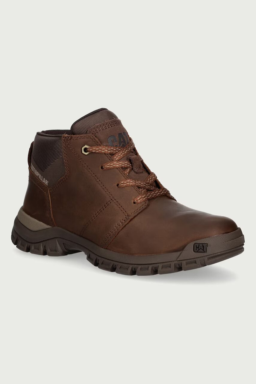 CAT Footwear încălțăminte pentru bărbați din piele THRESHOLD CHUKKA