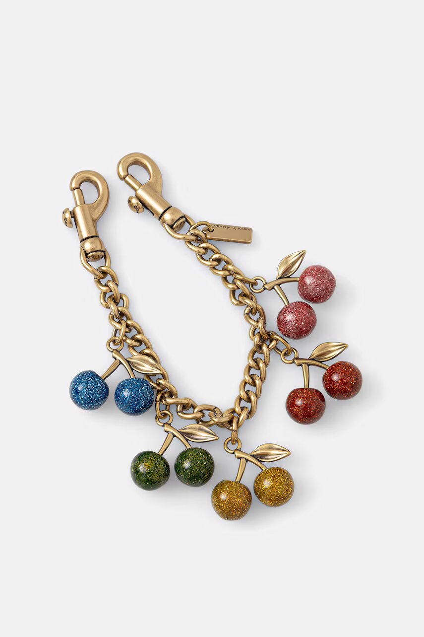 Coach breloc pentru femei Rainbow Cherries Bag Charm