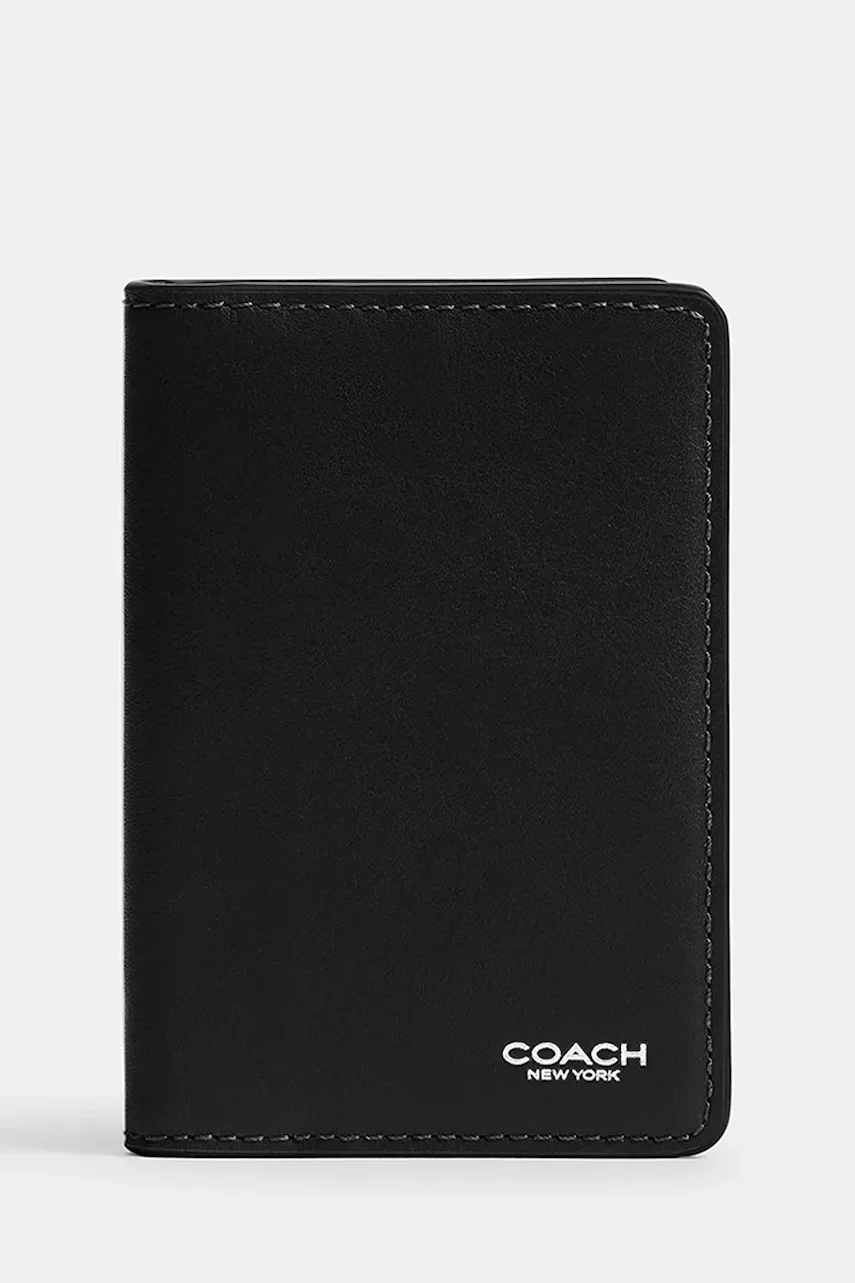 Coach card-holder din piele