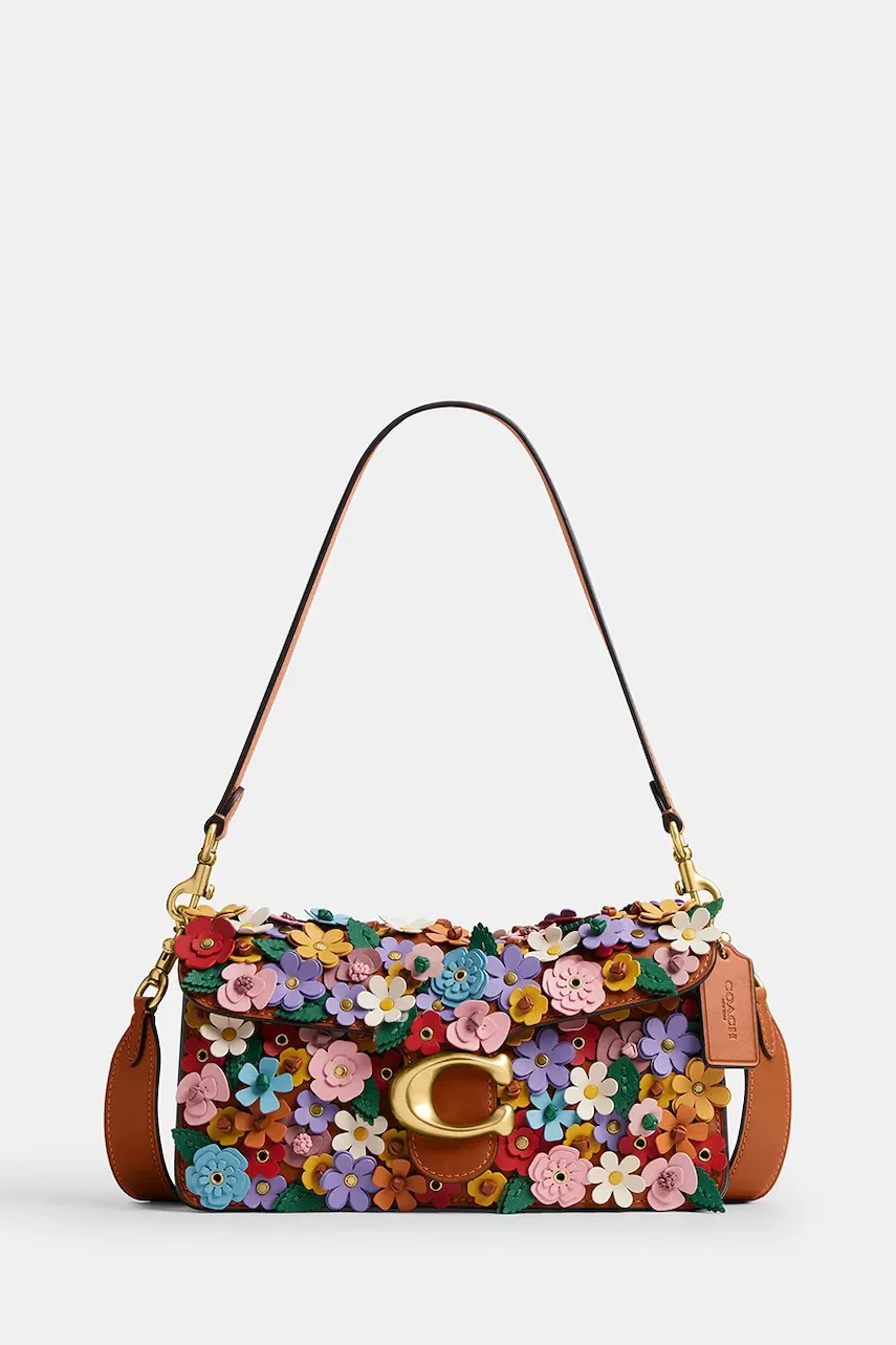 Coach geantă pentru femei din piele Floral Applique Tabby 26