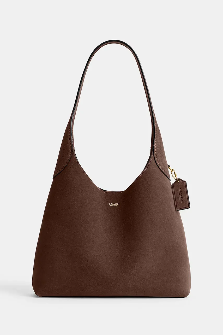 Coach geantă pentru femei din piele întoarsă Brooklyn Shoulder Bag 28