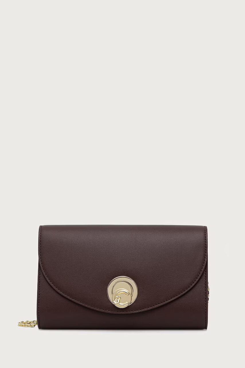 COCCINELLE geantă crossbody pentru femei din piele NIKLA SMOOTH
