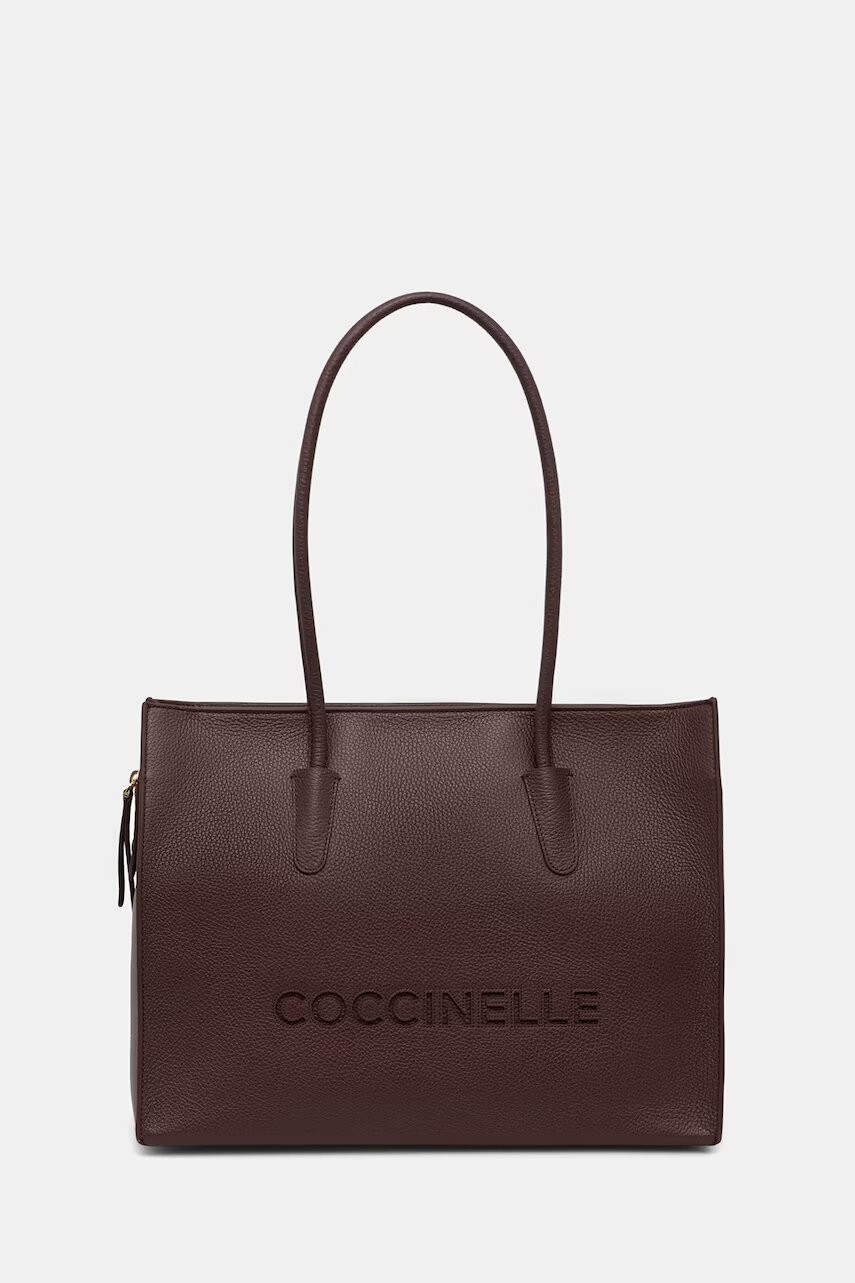 COCCINELLE geantă shopper pentru femei din piele