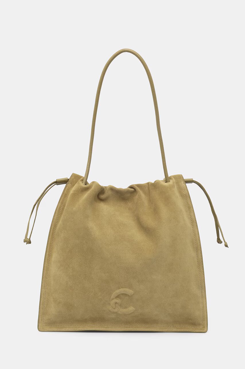 COCCINELLE Geantă shopper pentru femei din piele întoarsă DULSE SUEDE