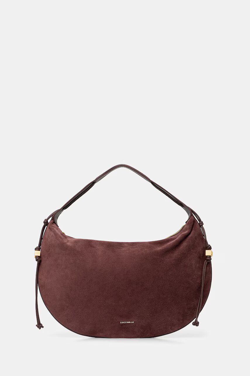 COCCINELLE hobo bag pentru femei din piele întoarsă