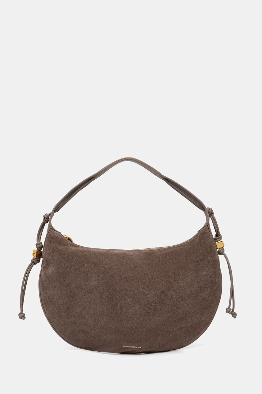 COCCINELLE hobo bag pentru femei din piele întoarsă