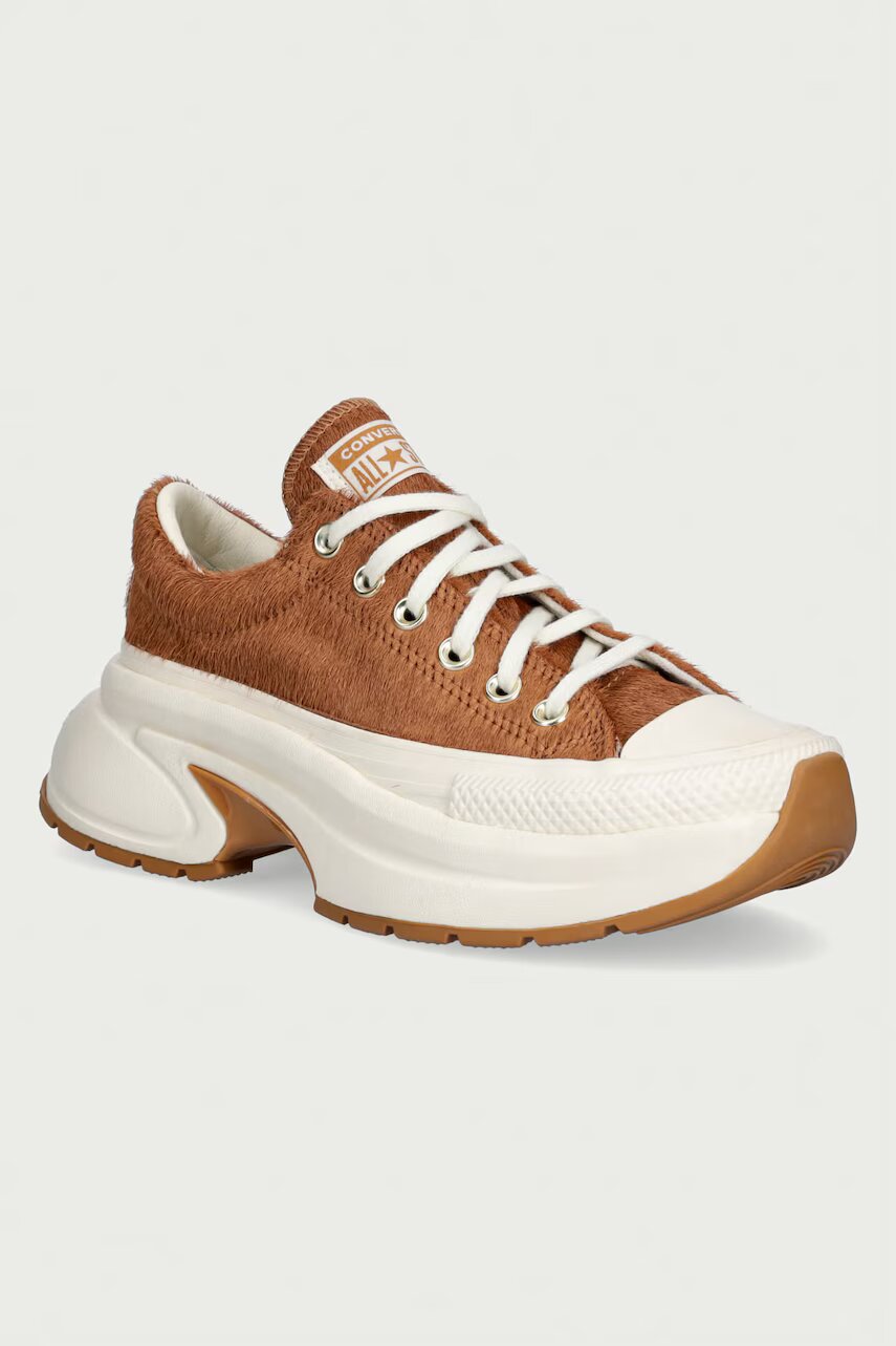 Converse Run Star Crush Pony Hair teniși pentru femei din piele