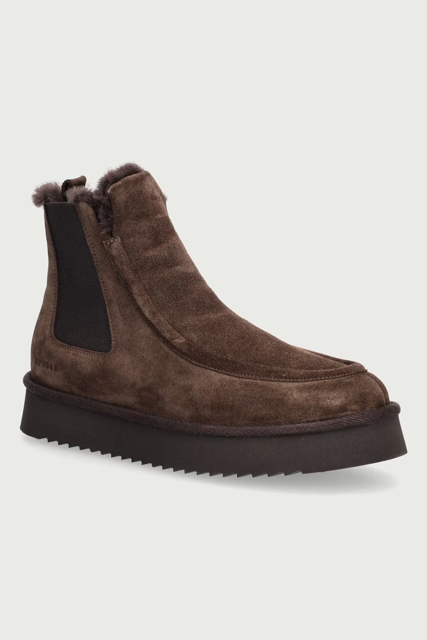 Copenhagen suede cizme de zăpadă pentru femei din piele întoarsă