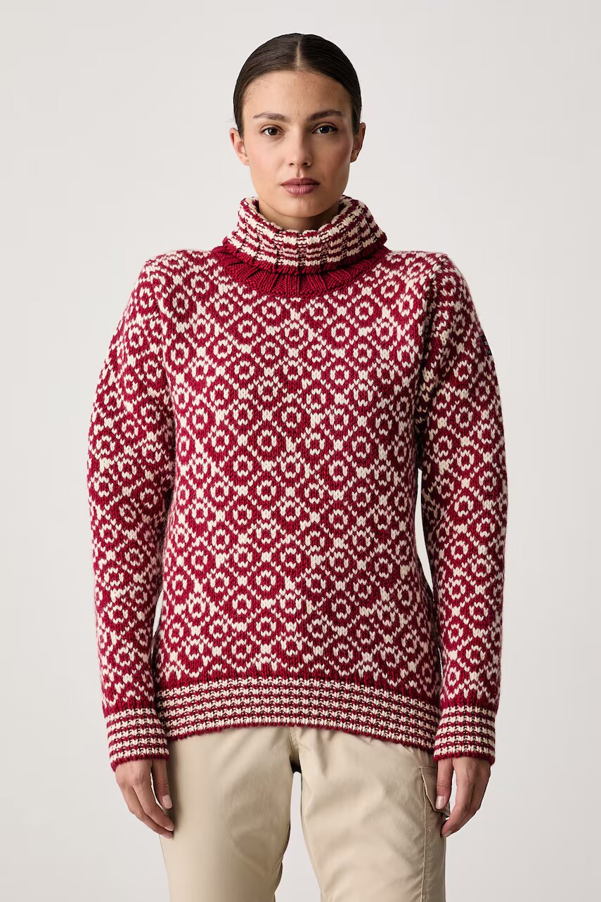 Devold cu guler înalt din lână Svalbard Wool