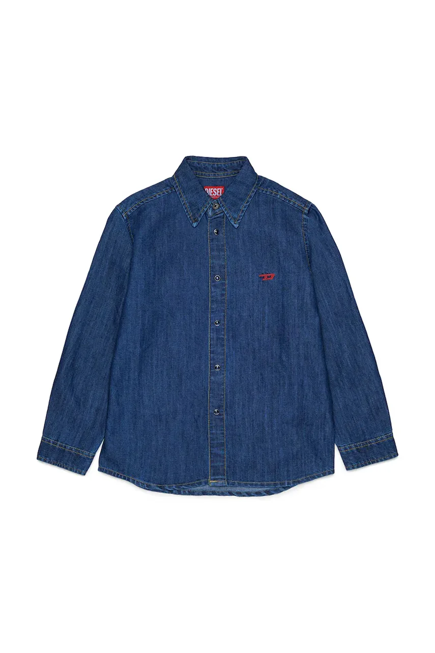 Diesel cămașă pentru copii din bumbac CSIMPLY-OVER SHIRT