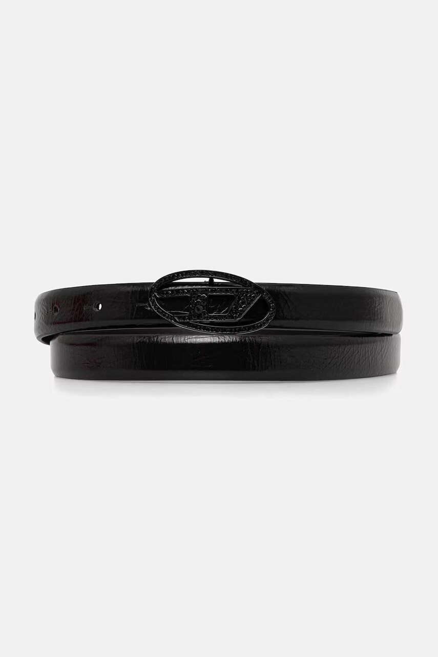 Diesel curea pentru femei din piele OVAL D-LOGO B-1DR