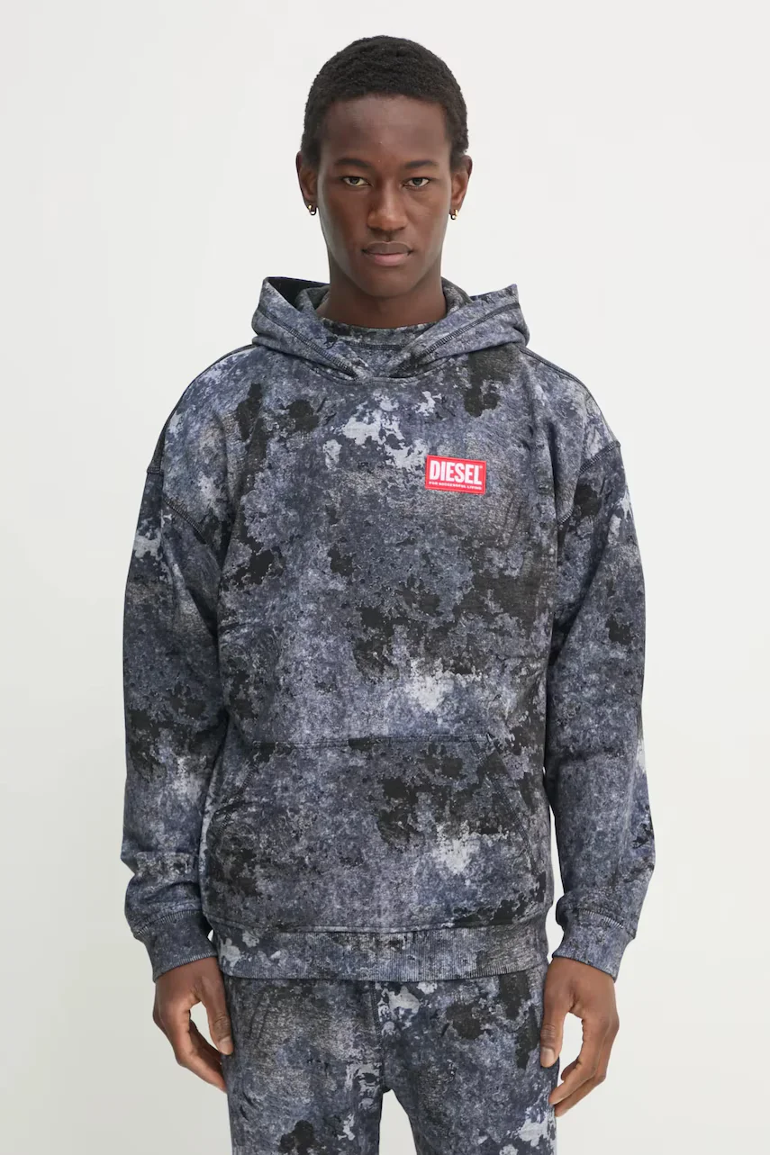 Diesel hanorac de bumbac S-BOXT-HOOD-R8 SWEAT-SHIRT