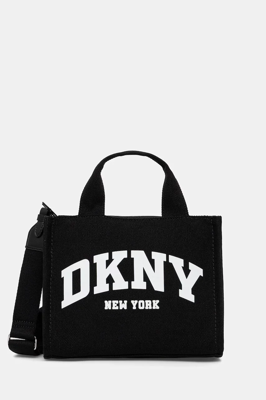DKNY geantă crossbody pentru femei din bumbac