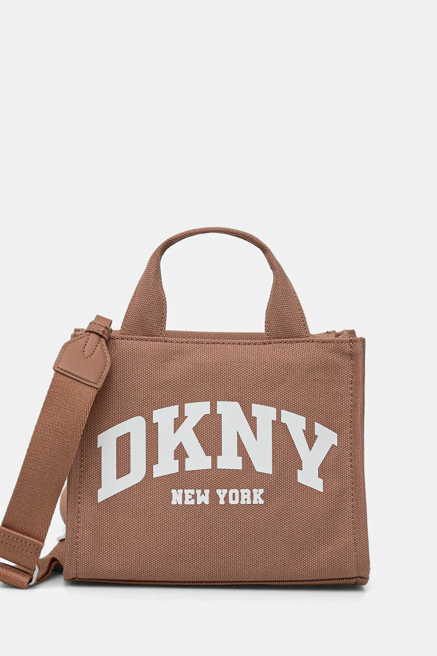 DKNY geantă crossbody pentru femei din bumbac