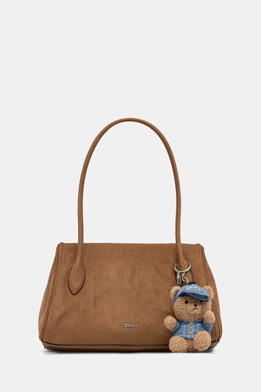 DKNY geantă pentru femei cu imitație de piele întoarsă AMELIE