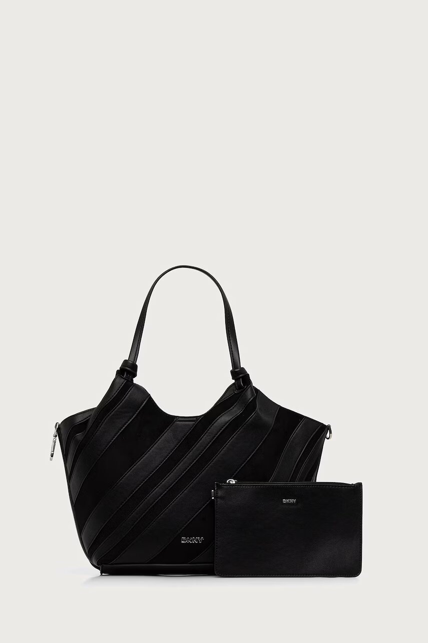 DKNY geantă shopper pentru femei cu imitație de piele întoarsă