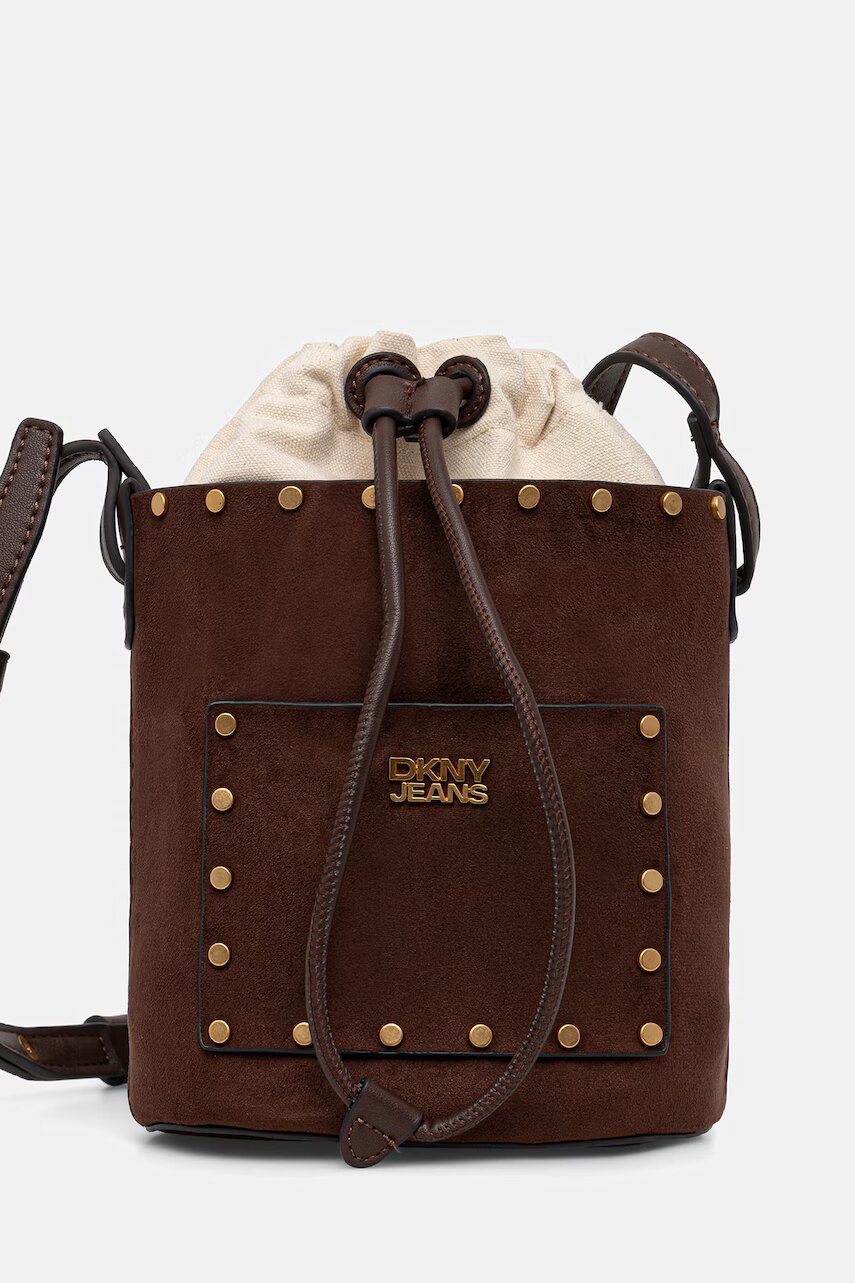 DKNY sac pentru femei cu imitație de piele întoarsă PAYTON