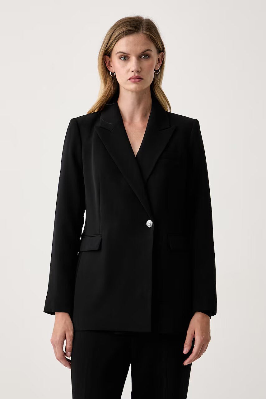 DKNY sacou cu două rânduri de nasturi pentru femei