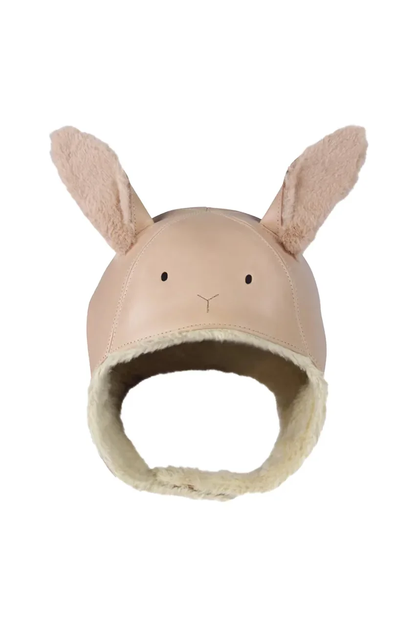 Donsje pălărie din piele pentru copii Kapi Exclusive Hat Fluffy Bunny