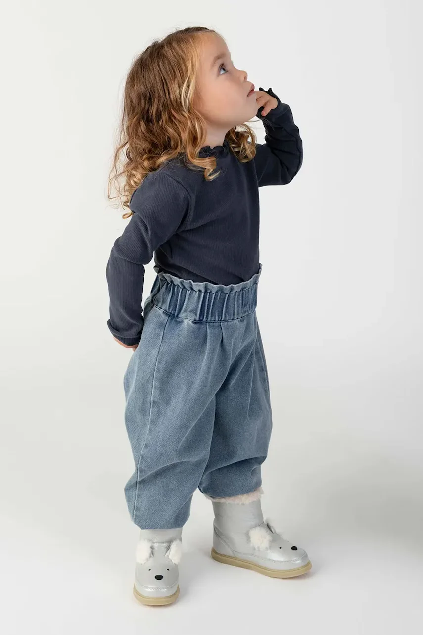 Donsje pantaloni baggy pentru copii din bumbac Juma Trousers