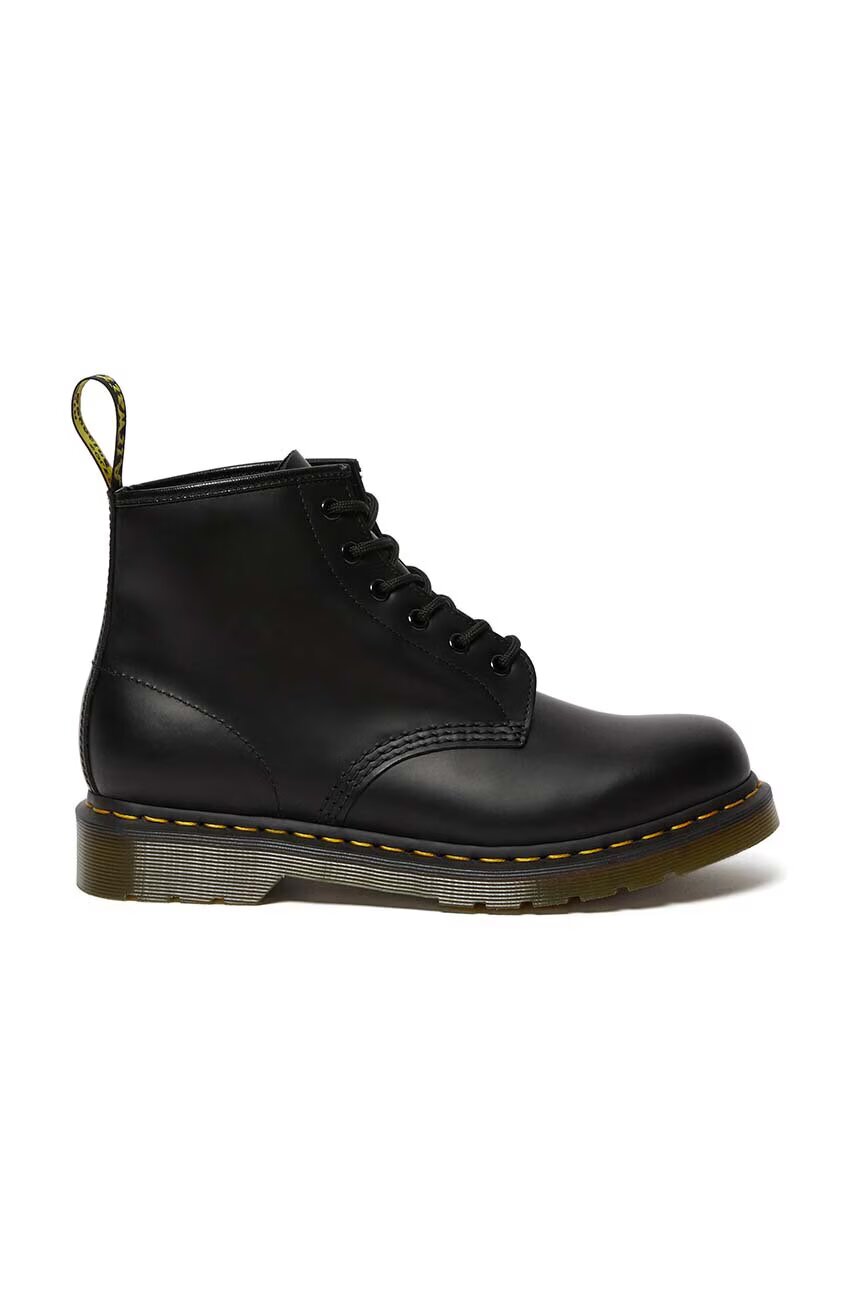 Dr. Martens bocanci de piele 101 Yellow Stitch