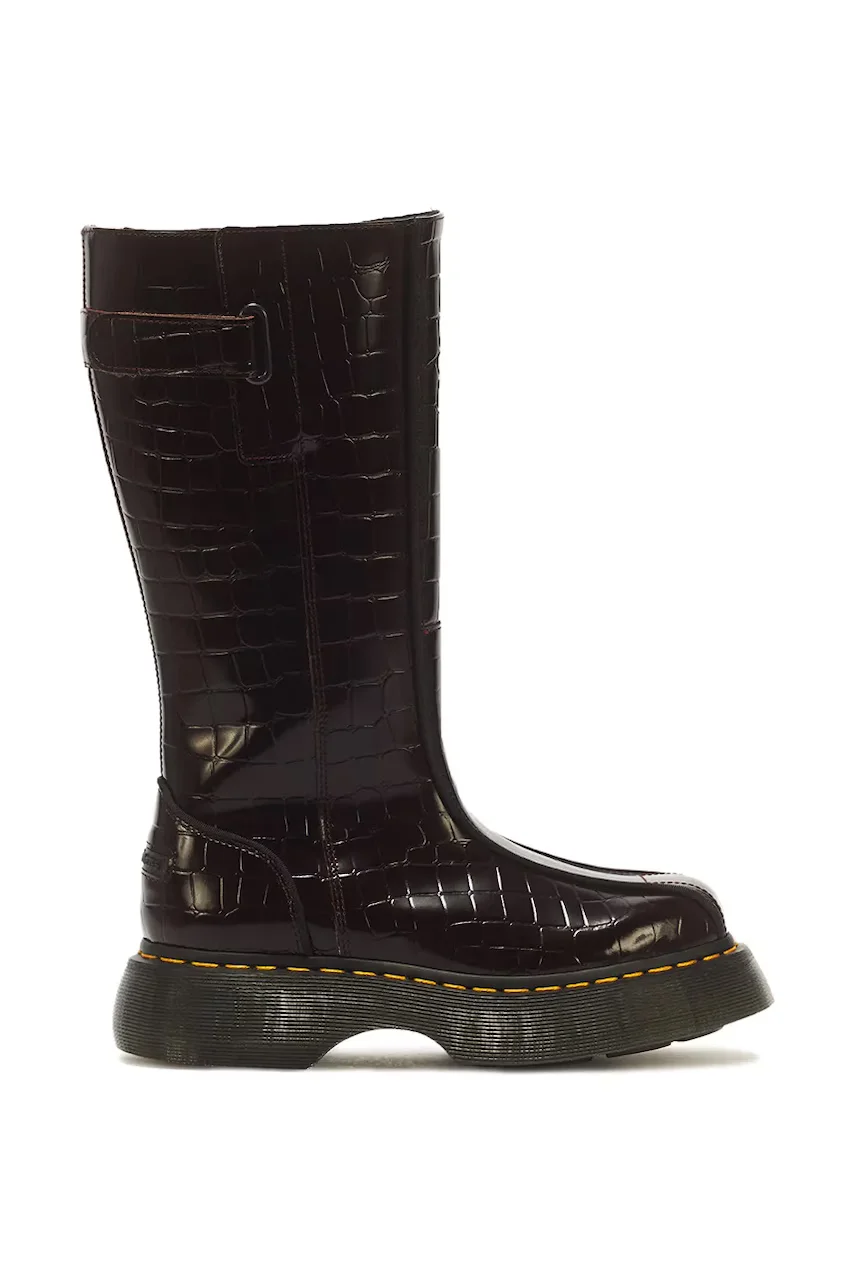 Dr. Martens cizme pentru femei din piele Buzz Hi