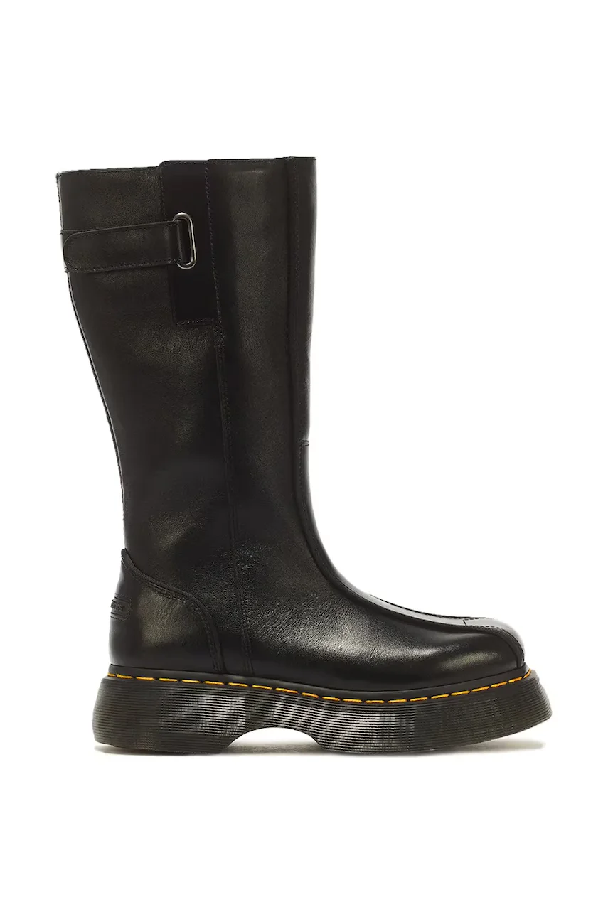 Dr. Martens cizme pentru motocicletă pentru femei din piele Buzz Hi