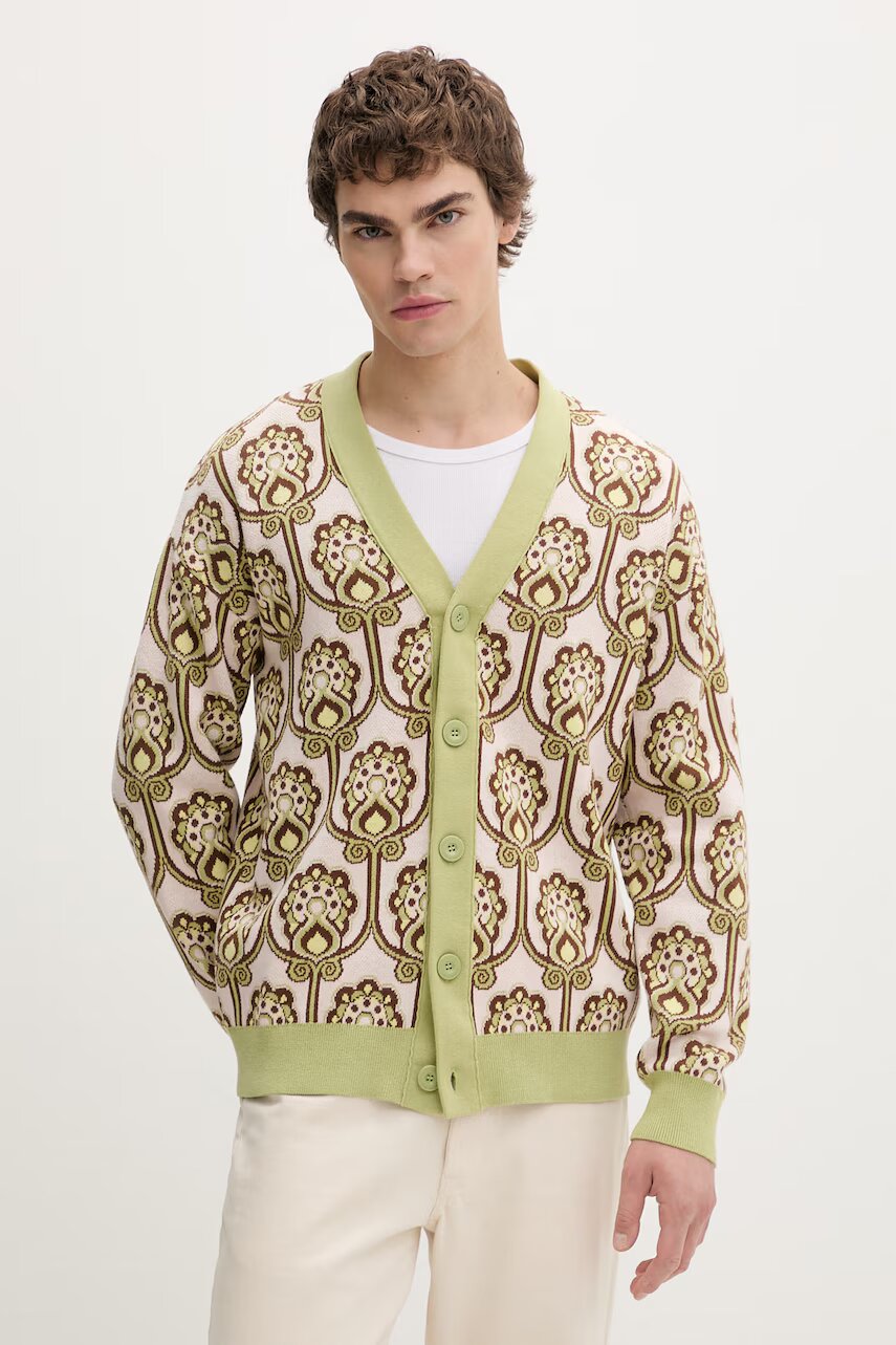 Drôle de Monsieur cardigan din bumbac Cardigan Tapisserie Florale