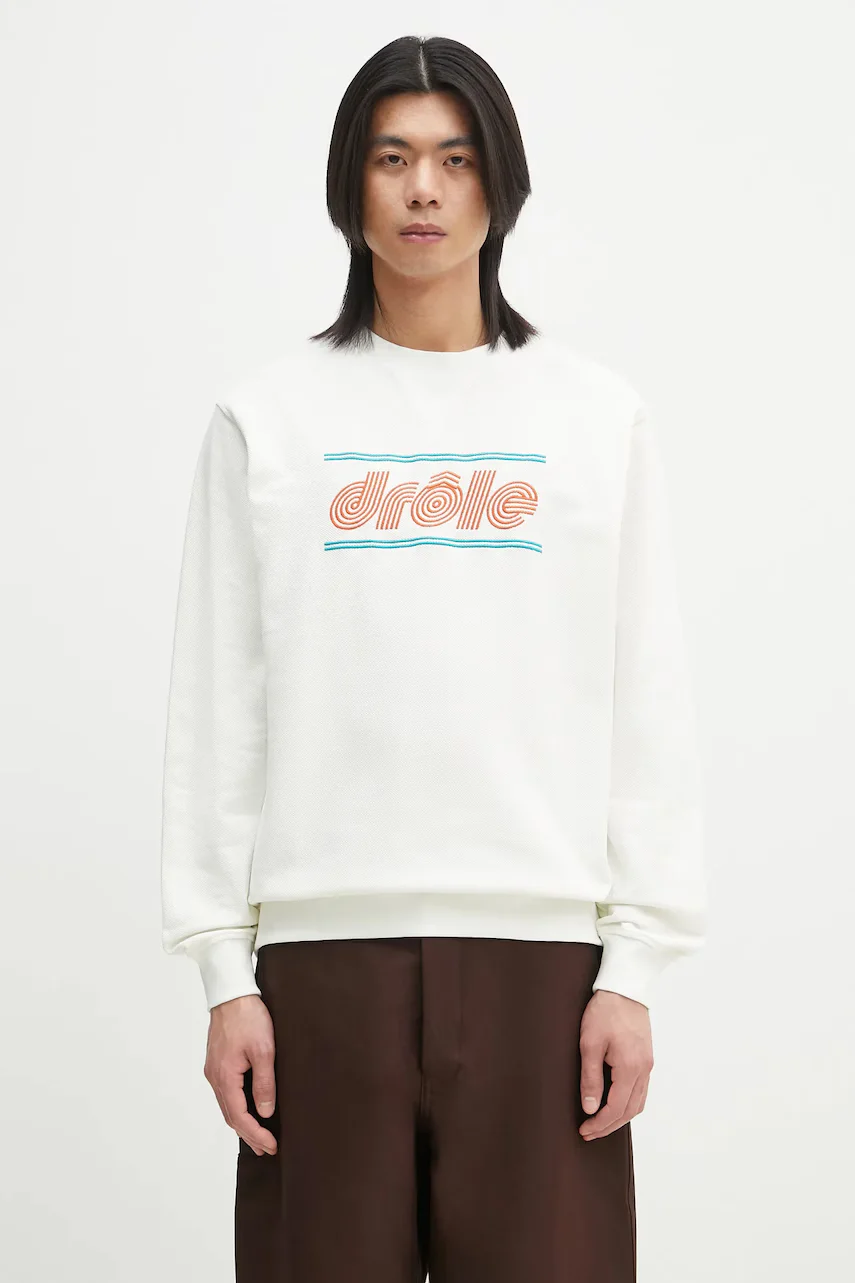 Drôle de Monsieur hanorac de bumbac Le Sweatshirt Pique Tennis
