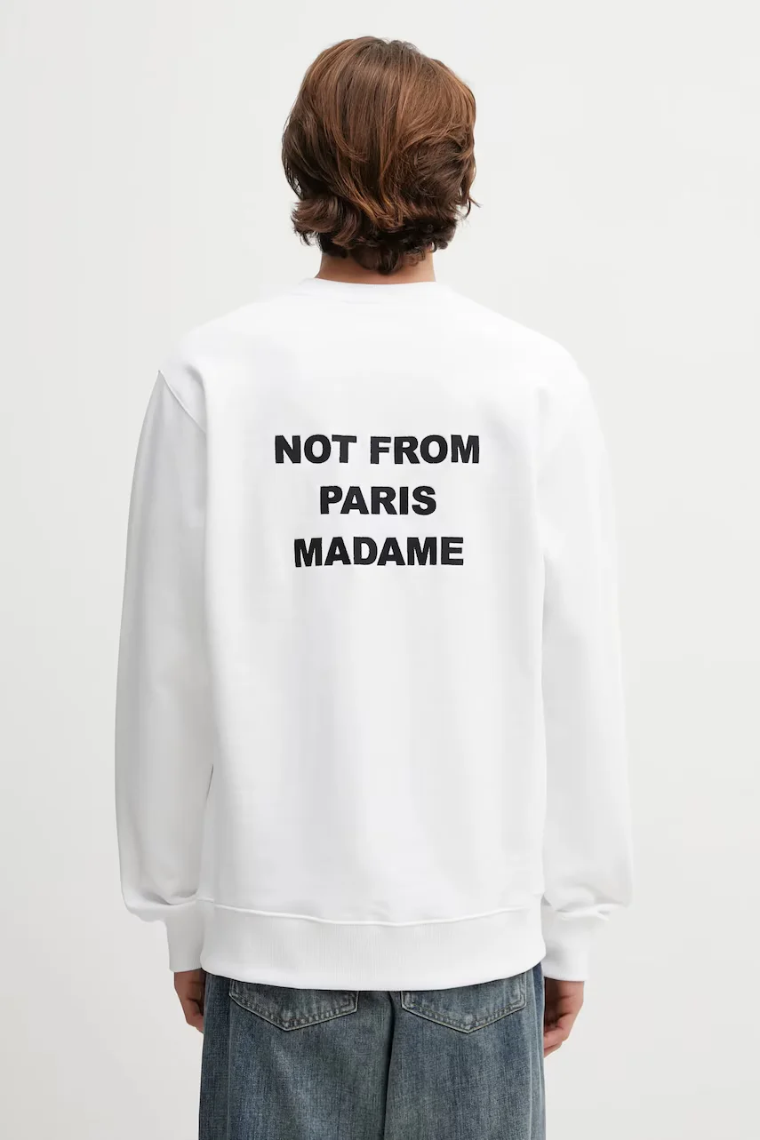 Drôle de Monsieur hanorac de bumbac Le Sweatshirt Slogan