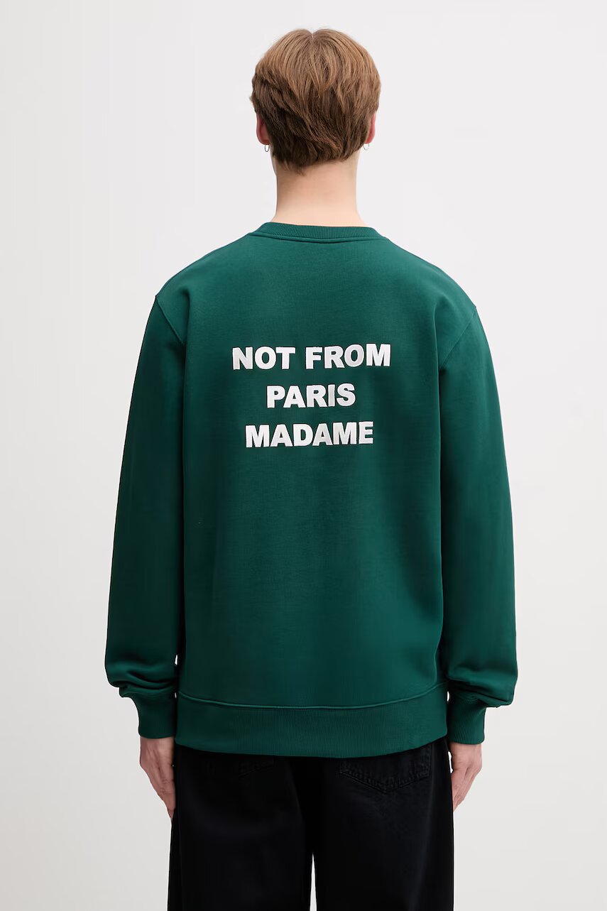 Drôle de Monsieur hanorac pentru bărbați din bumbac Le Sweatshirt Slogan