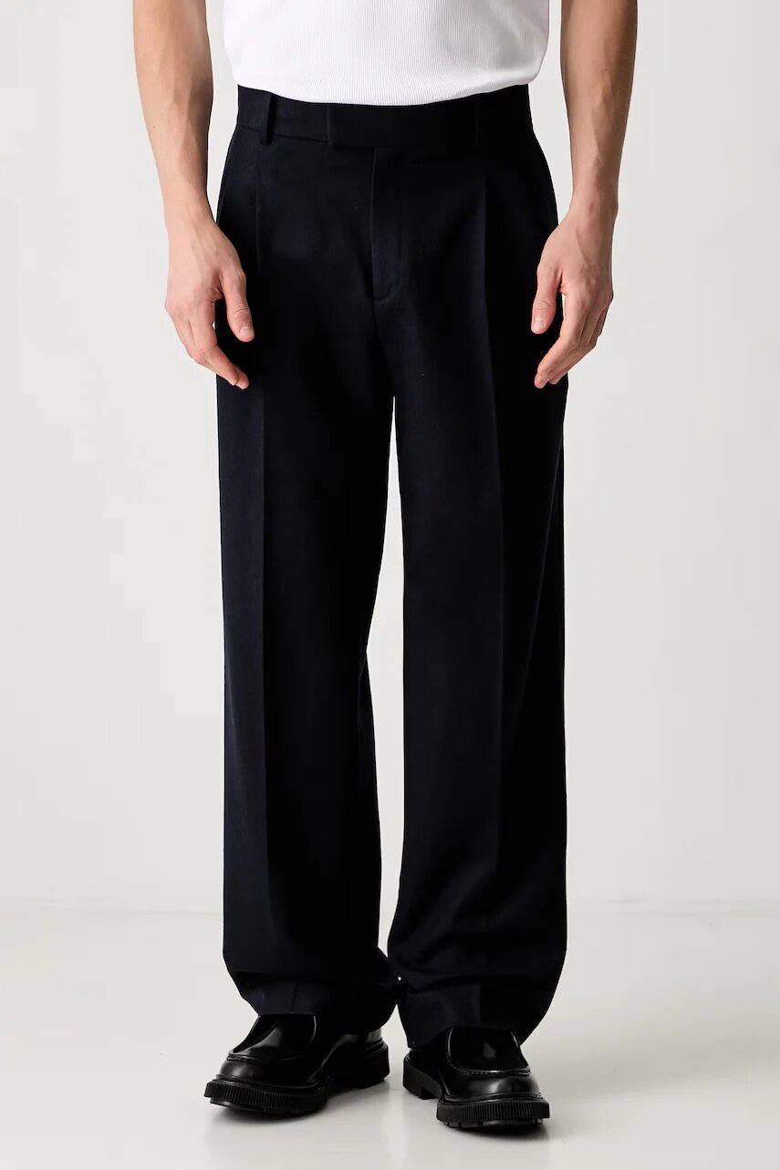 Drôle de Monsieur pantaloni pentru bărbați cu lână Golfer