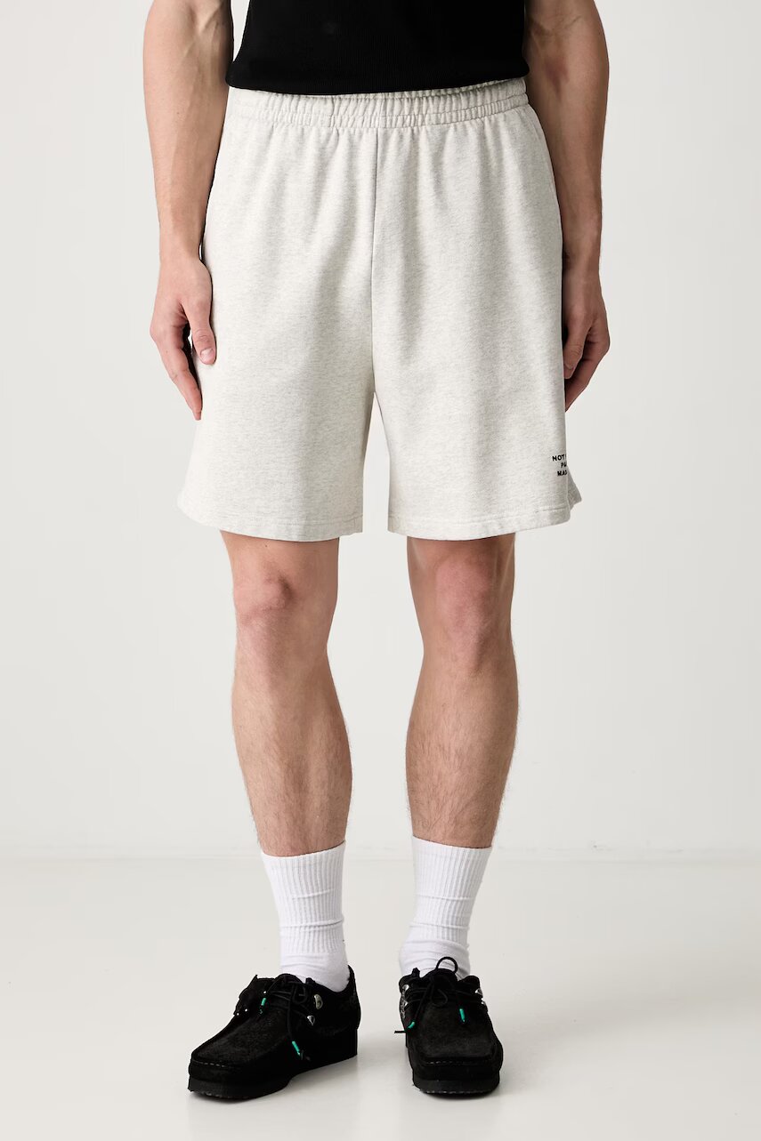 Drôle de Monsieur pantaloni scurți pentru bărbați din bumbac Slogan