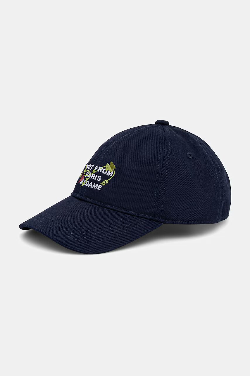 Drôle de Monsieur șapcă pentru bărbați din bumbac Vine Embroidered Slogan