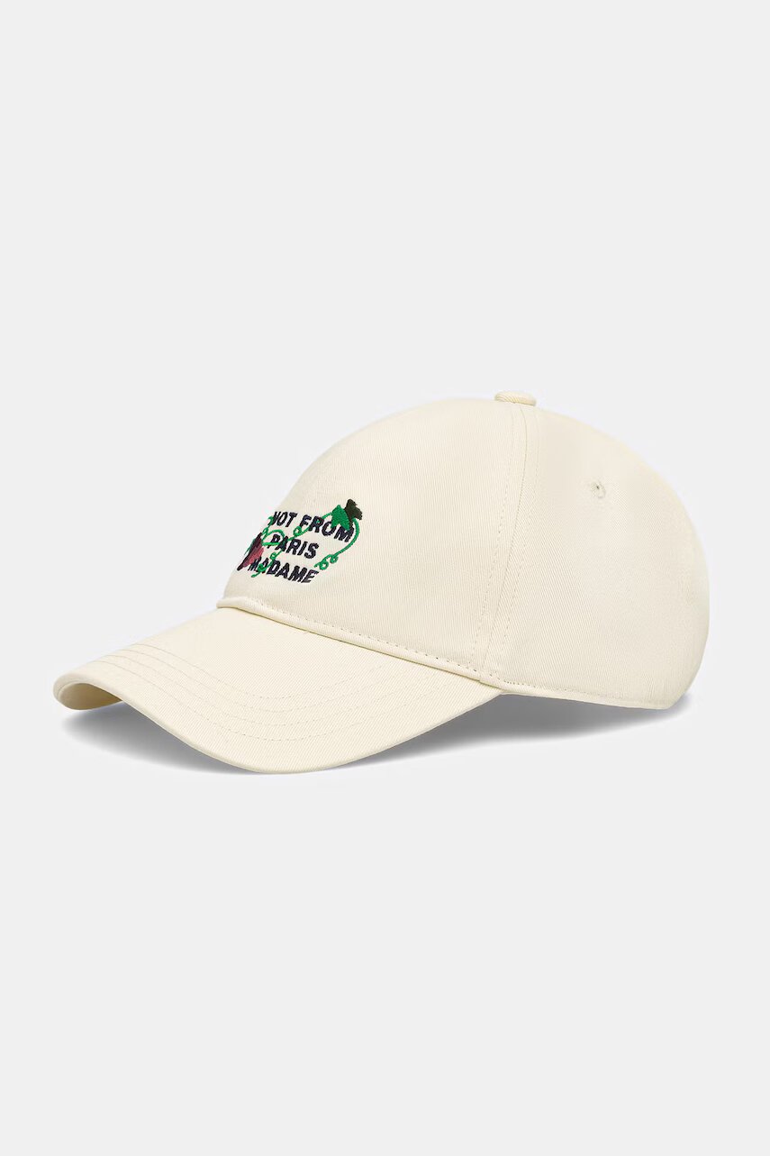 Drôle de Monsieur șapcă pentru bărbați din bumbac Vine Embroidered Slogan