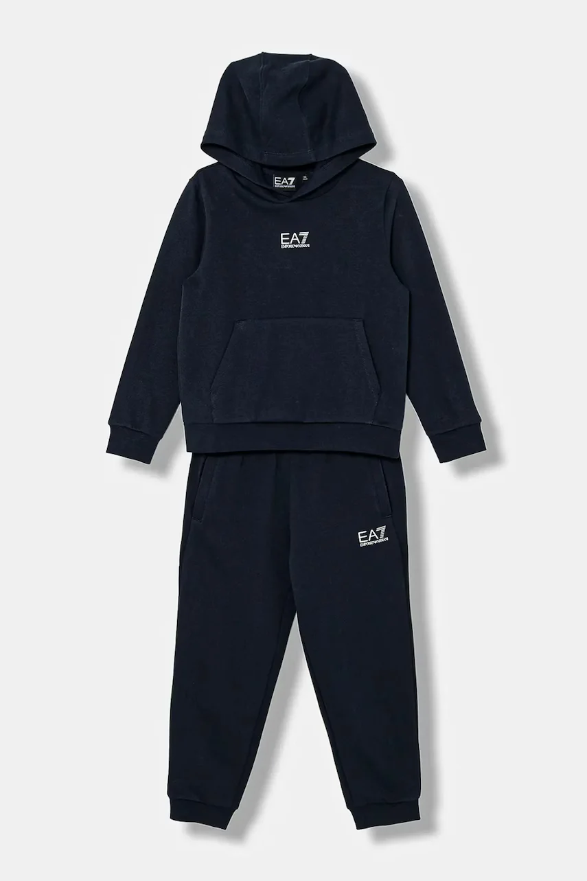 EA7 Emporio Armani compleu de trening pentru copii cu bumbac