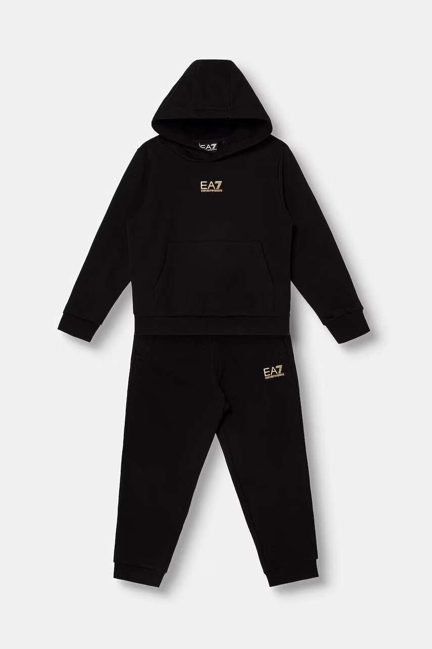 EA7 Emporio Armani compleu de trening pentru copii cu bumbac
