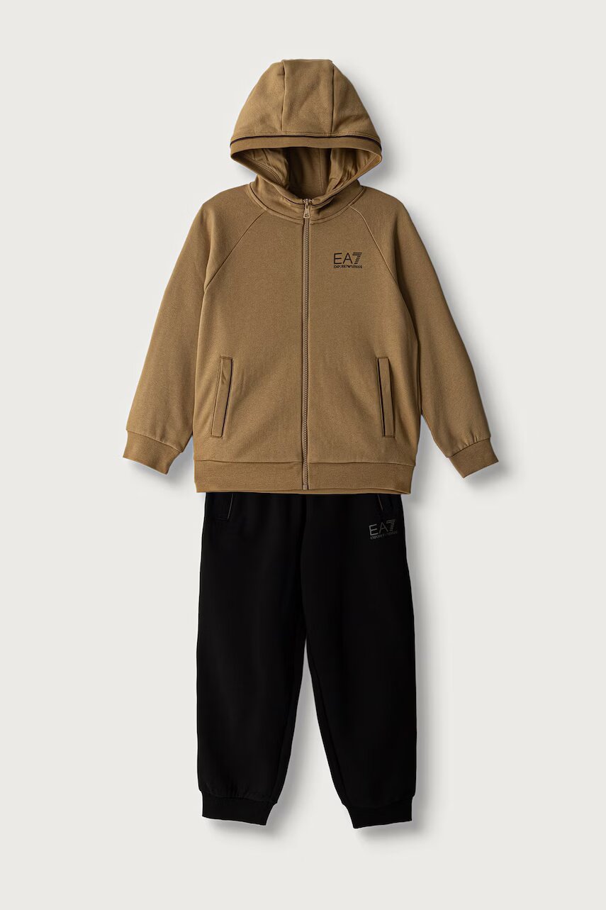 EA7 Emporio Armani set de trening pentru copii cu bumbac