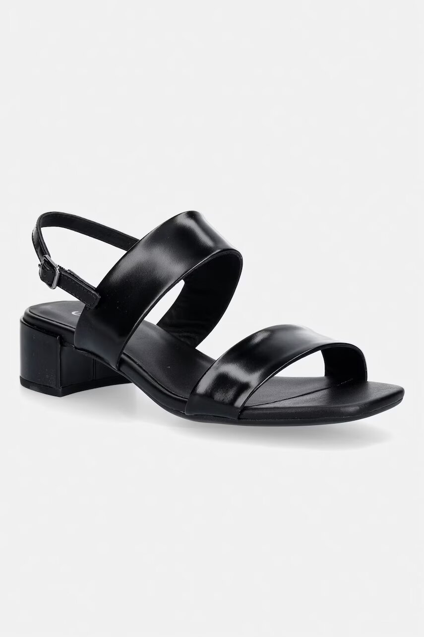 ECCO sandale cu toc jos din piele Livia 35