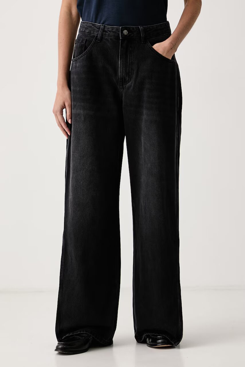Eleh blugi wide leg pentru femei