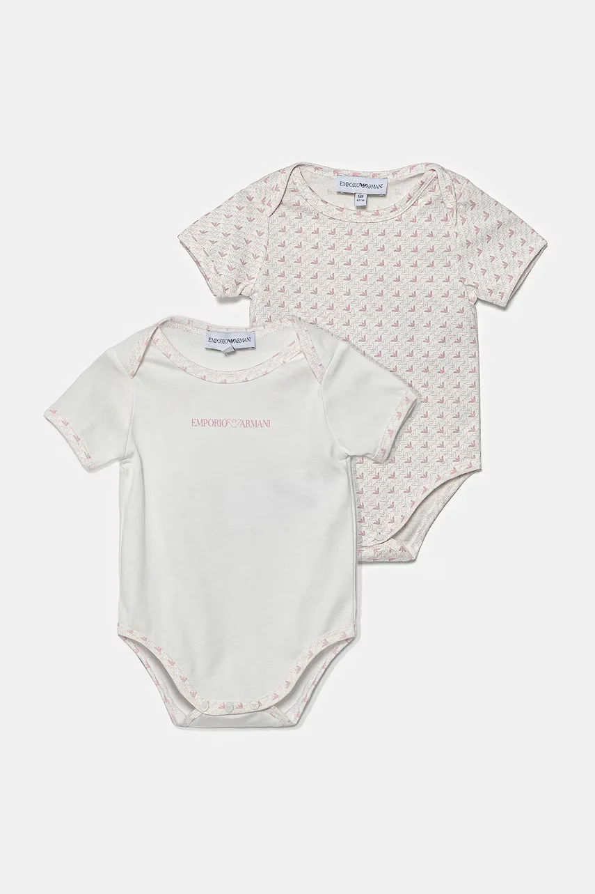 Emporio Armani body din bumbac pentru bebelusi 2-pack