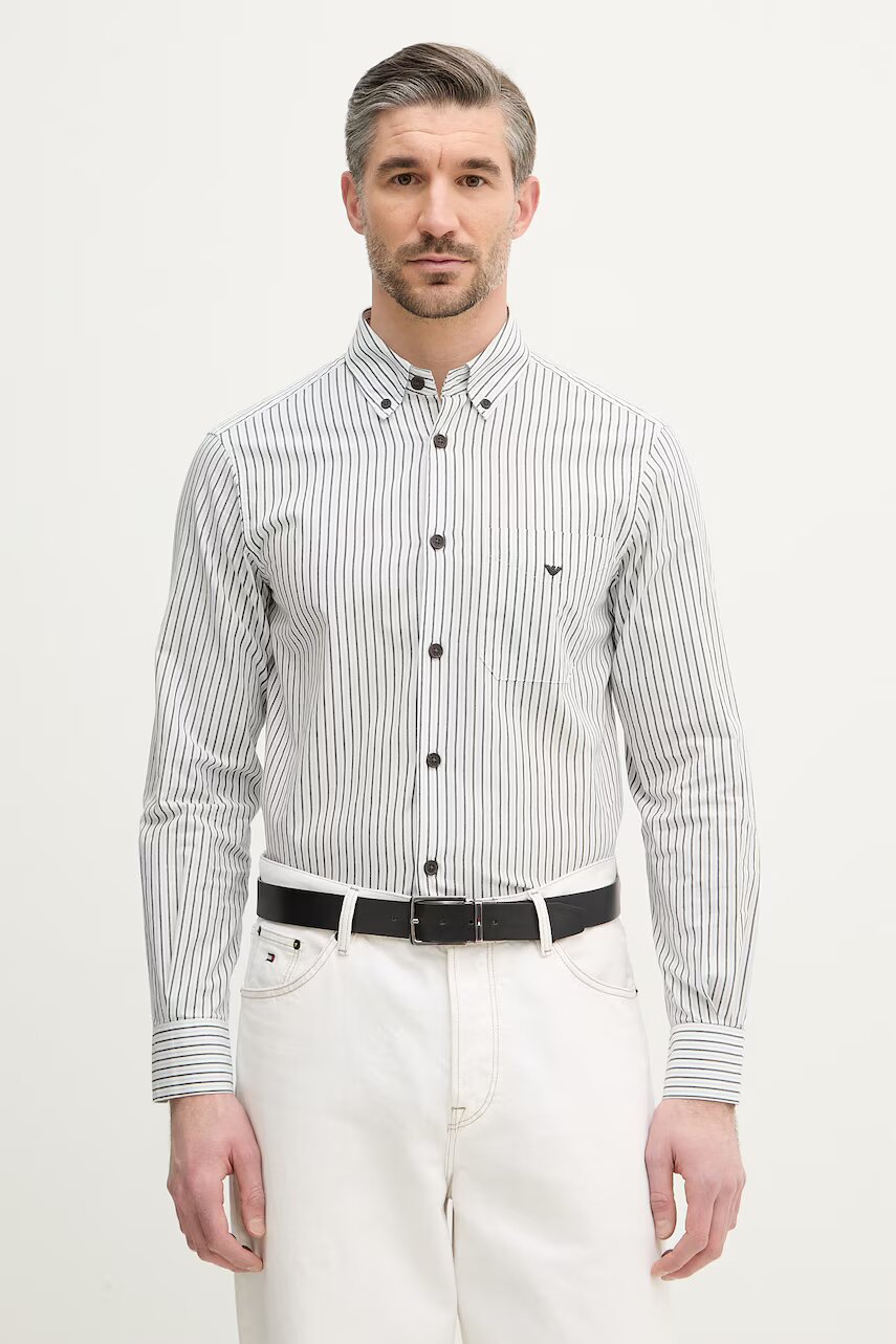 Emporio Armani cămașă din bumbac