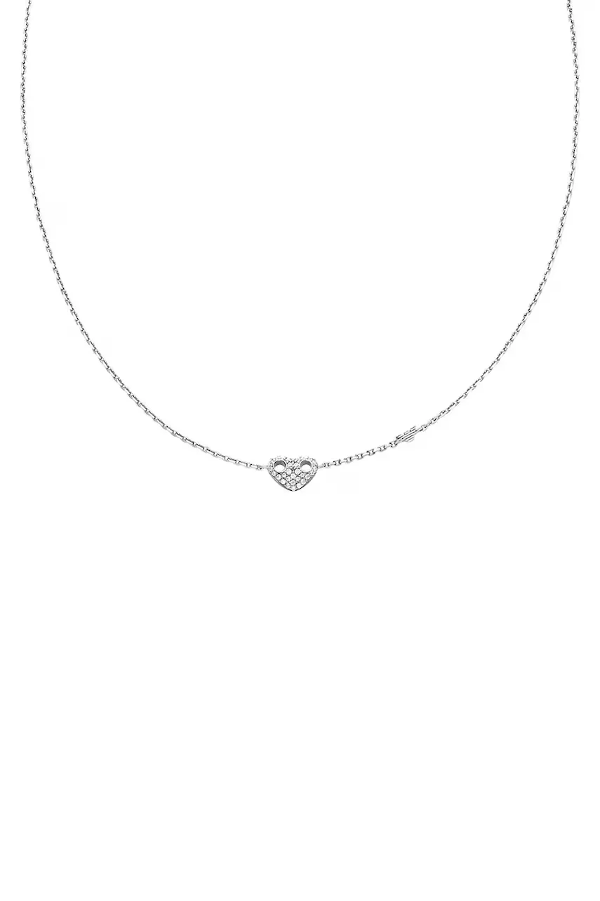 Emporio Armani colier pentru femei din argint cu zirconiu cubic Sentimental