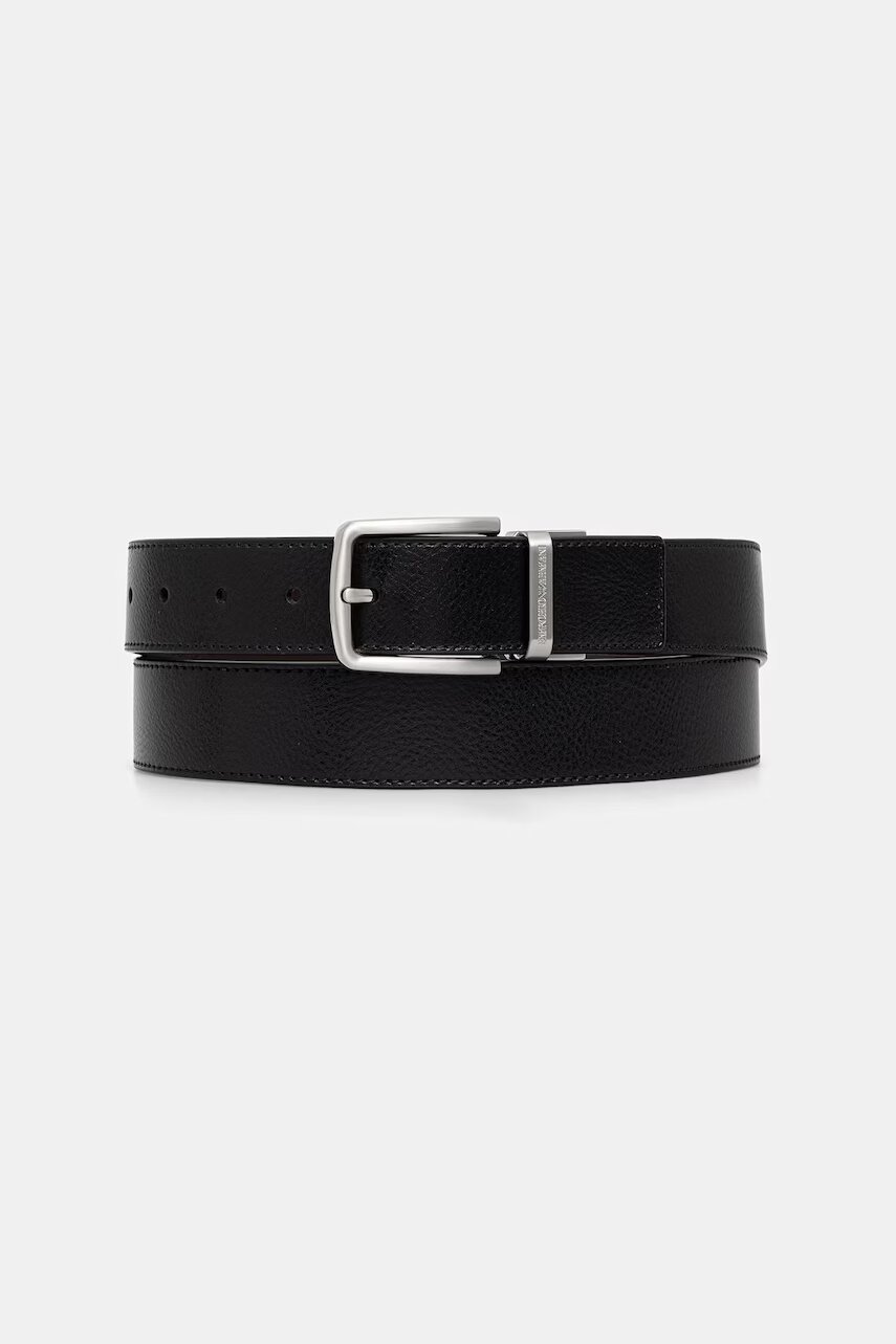 Emporio Armani curea reversibilă pentru bărbați din piele