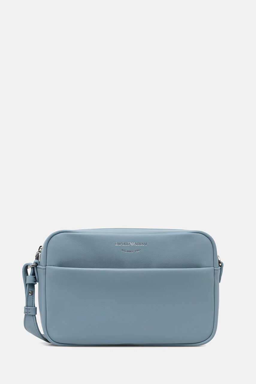 Emporio Armani geantă crossbody pentru femei din piele