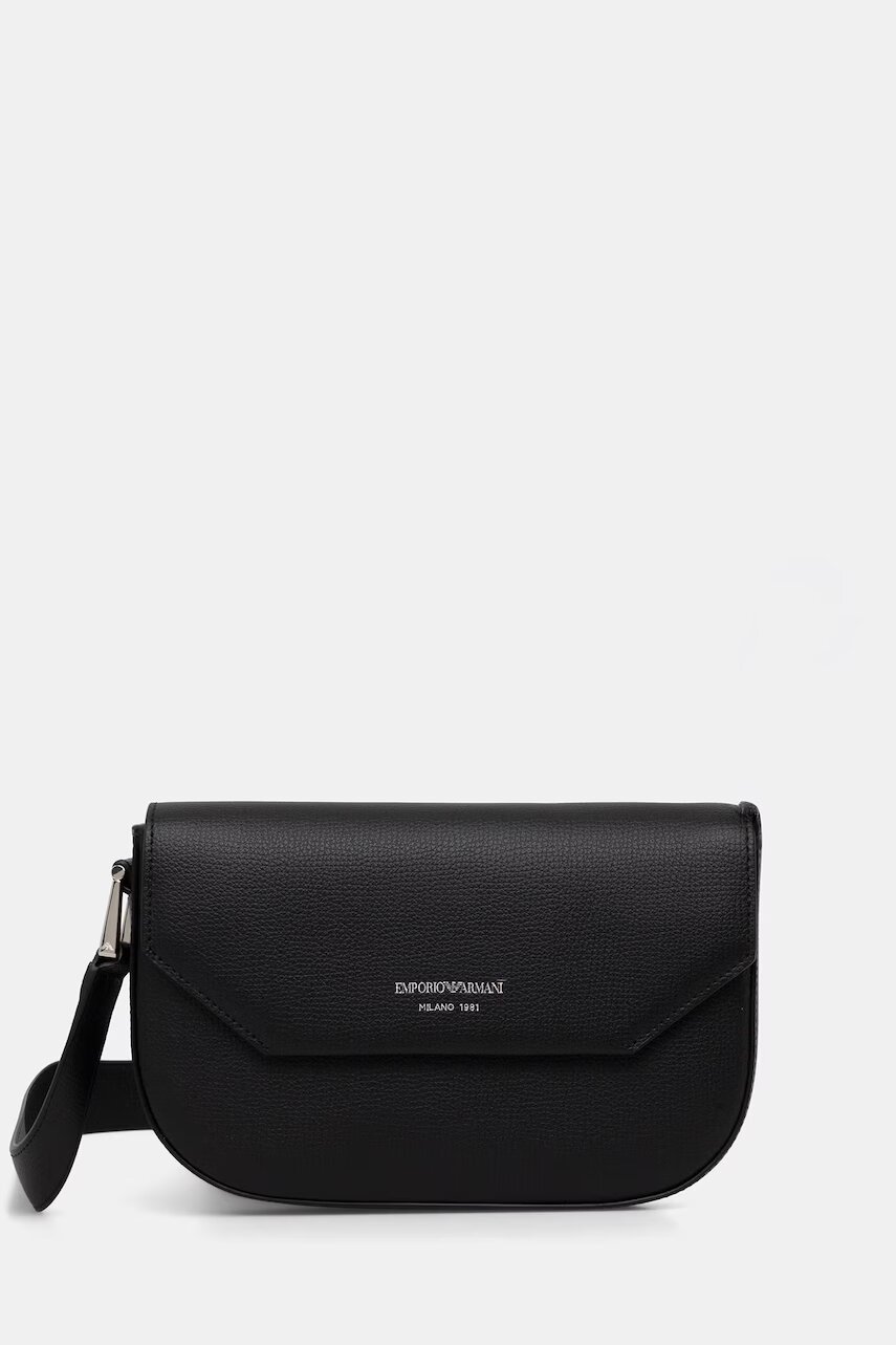 Emporio Armani geantă crossbody pentru femei din piele