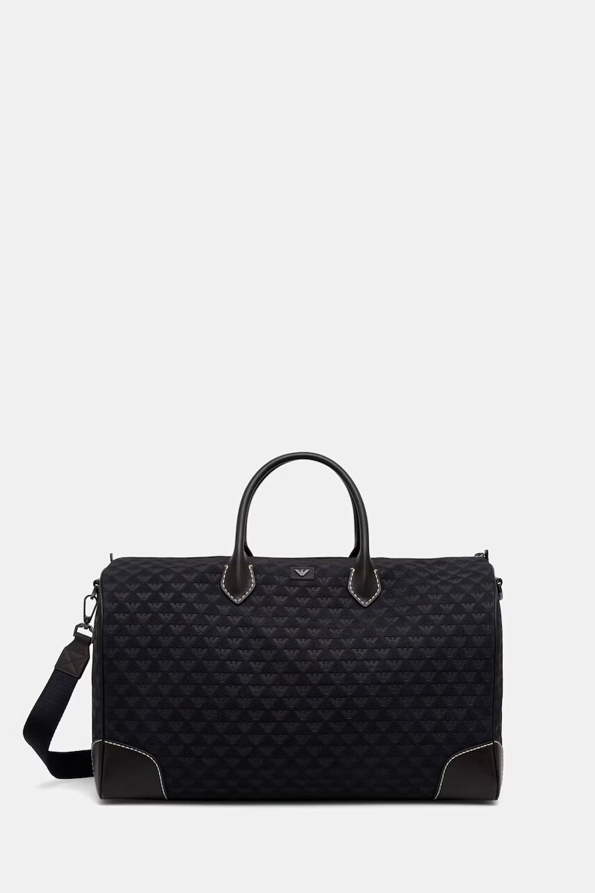 Emporio Armani geantă de călătorie pentru bărbați din piele