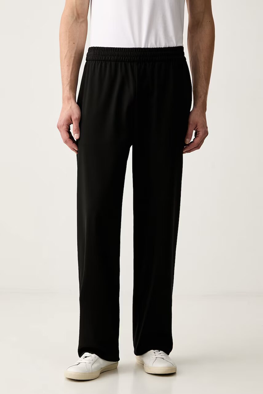 Emporio Armani pantaloni pentru bărbați cu lyocell