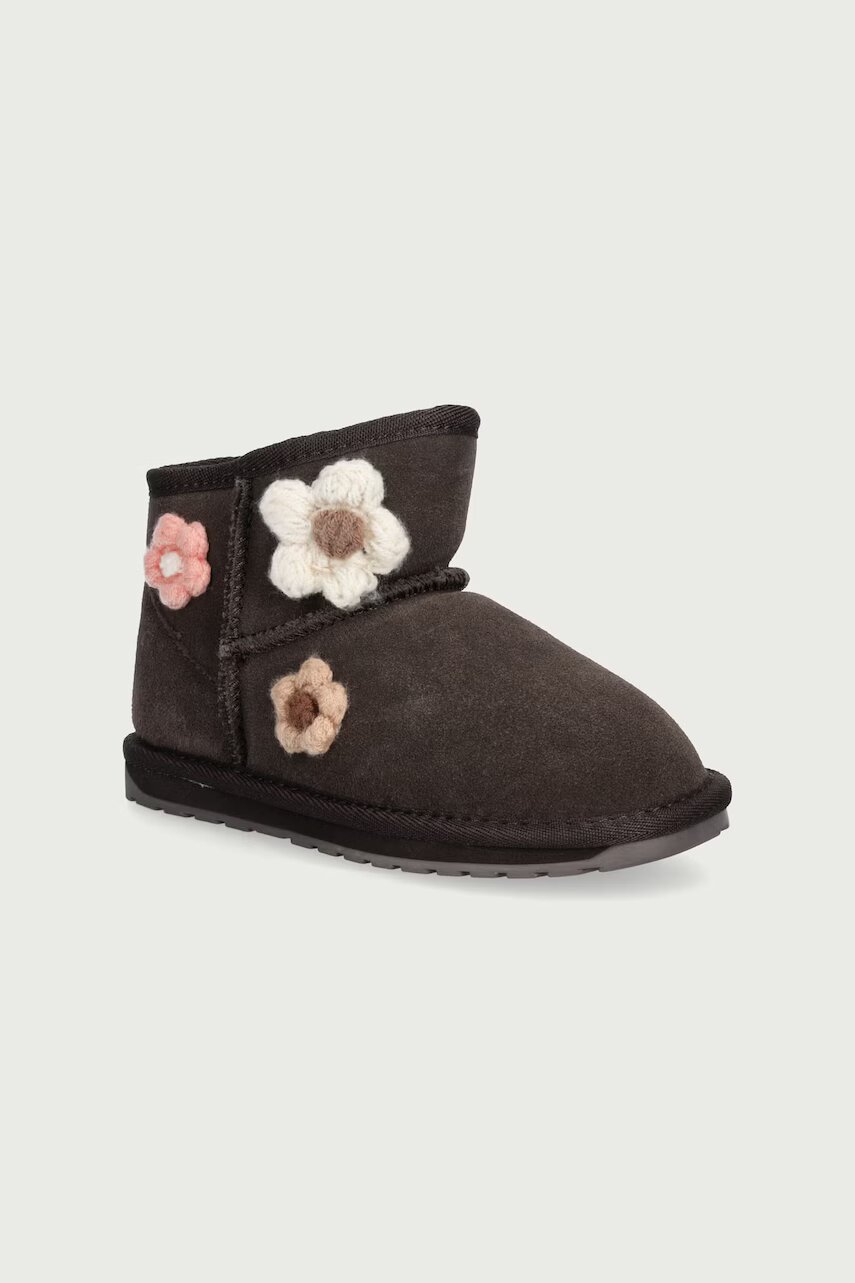 EMU Australia cizme de zăpadă pentru copii din piele întoarsă Daisy