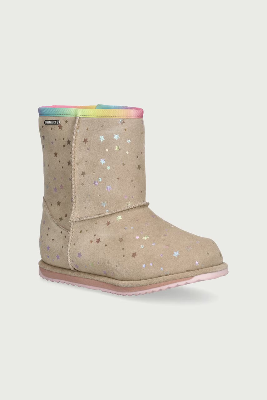 EMU Australia cizme de zăpadă pentru copii din piele întoarsă Sparkle Brumby